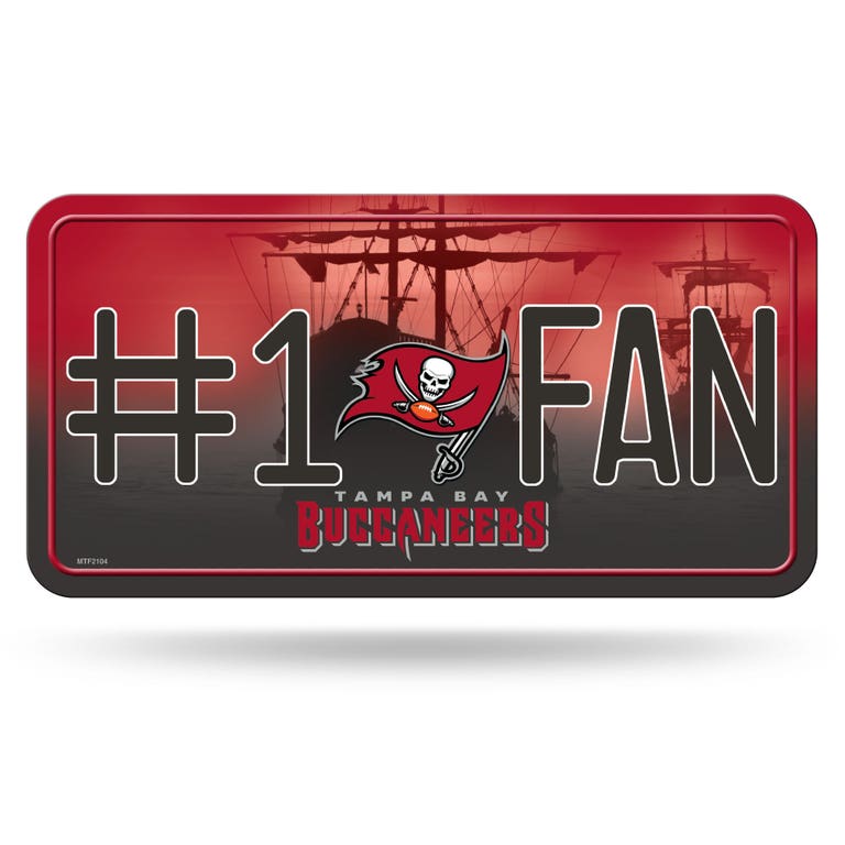 Tampa Bay Buccaneers #1 Fan License Plate