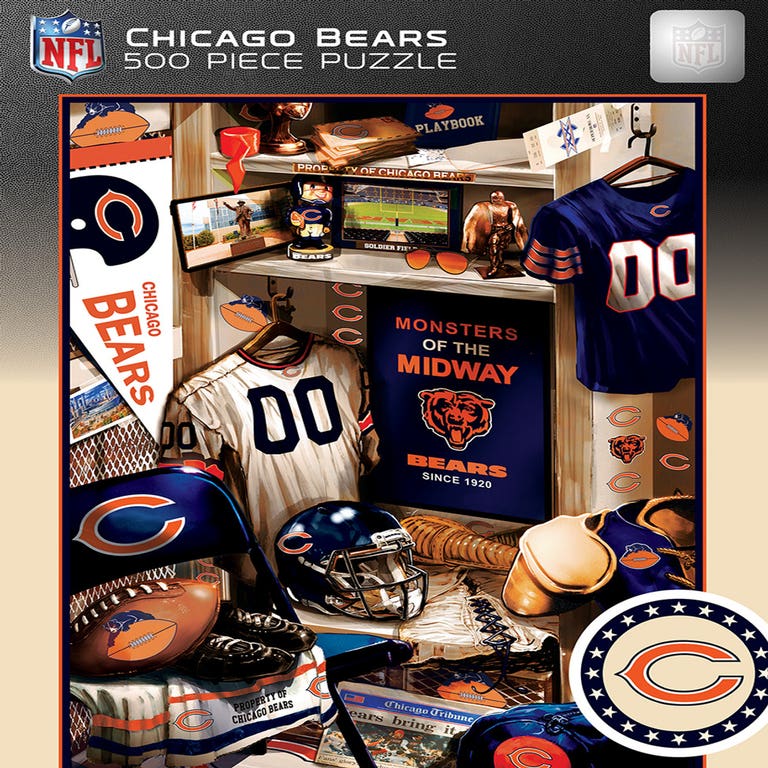Chicago Bears Iconic Lockeroom Puzzle 500ct