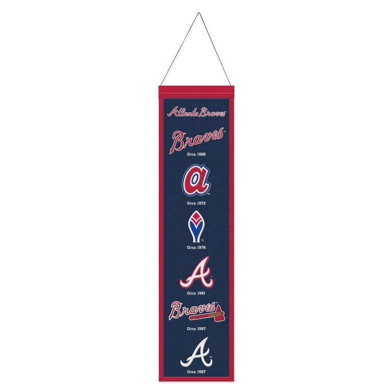 Atlanta Braves Wool Evolution Banner 8x32"