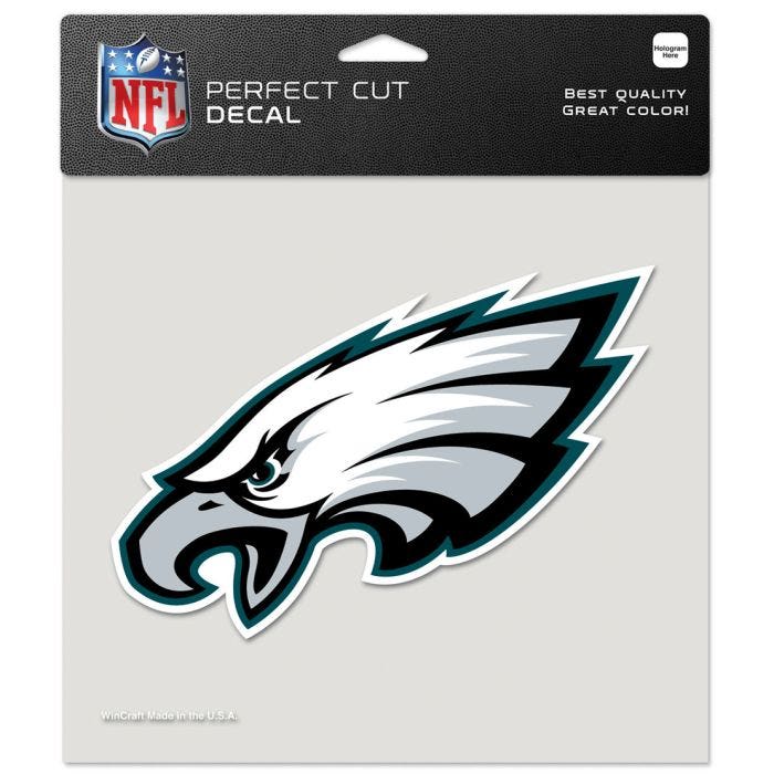Philadelphia Eagles Perfect Cut Decal 8x8"