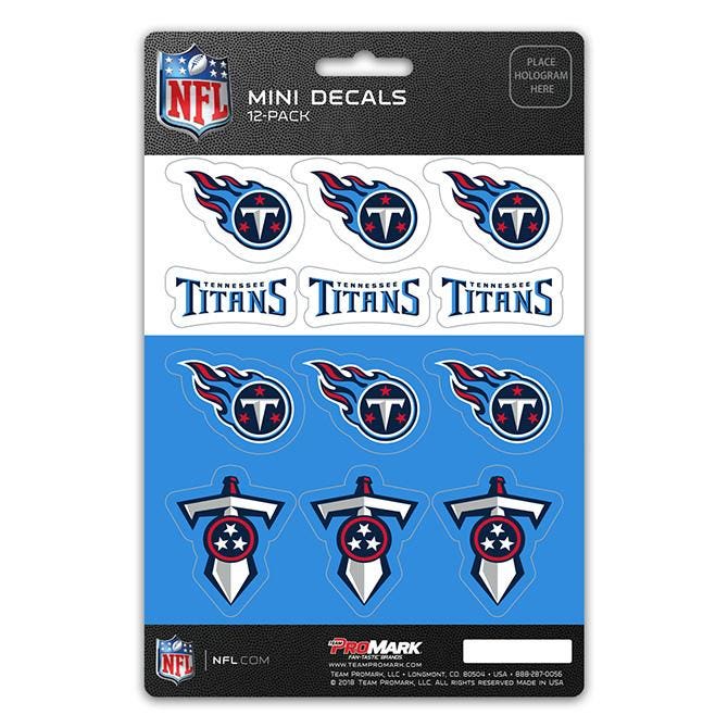 Tennessee Titans Mini Decals 12pk Set