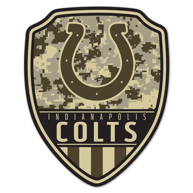 Indianapolis Colts Wood Shield Shaped Sign - 11x14"