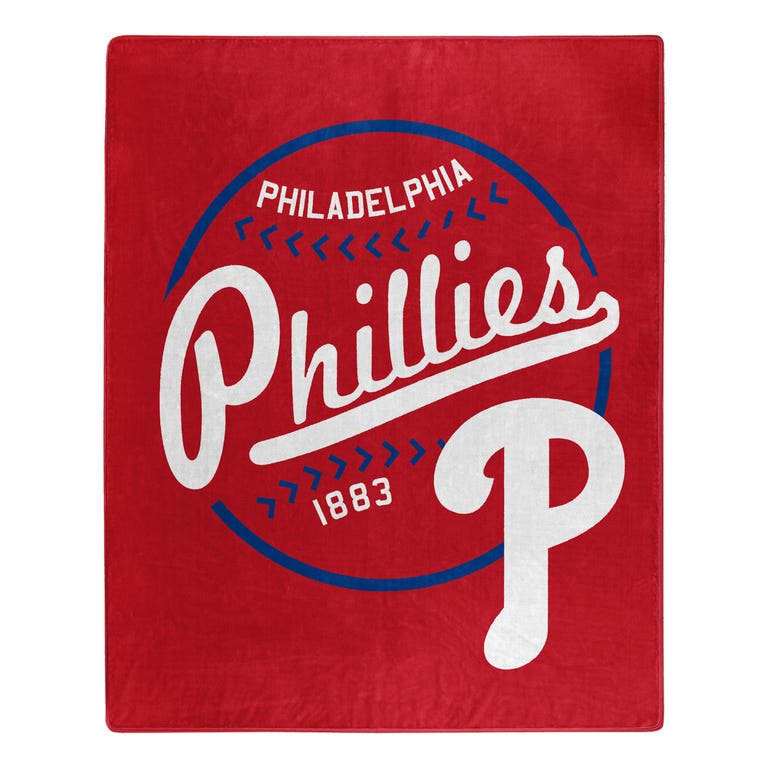 Philadelphia Phillies Moonshot Design Raschel Blanket