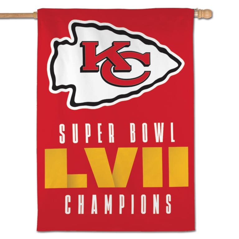 Kansas City Chiefs Super Bowl LVII Vertical Banner