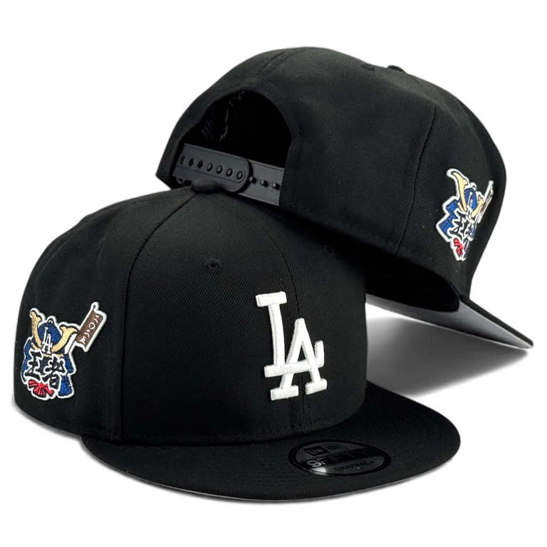 Los Angeles Dodgers 2025 World Series Champions Black New Era Kabuto 9FIFTY Snapback Hat