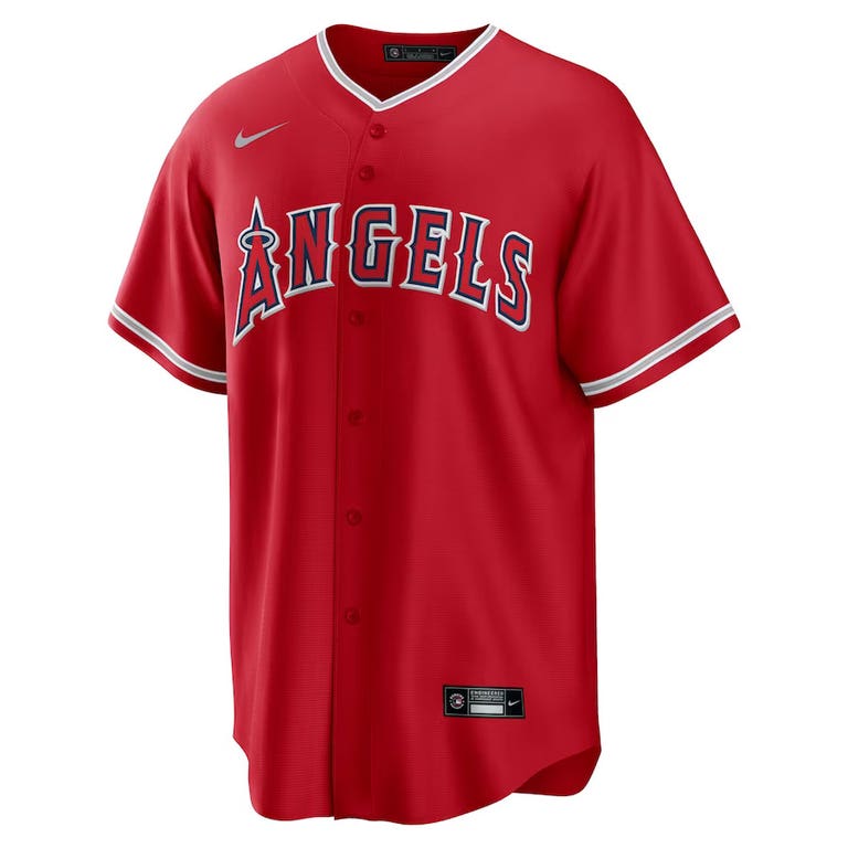 Los Angeles Angels Nike Scarlet Red Jersey