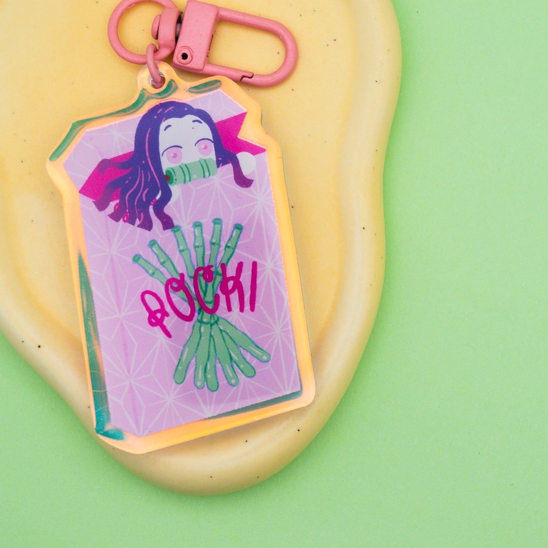 Nezuko Pocky Keychain
