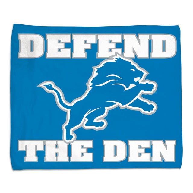 Detroit Lions Rally Towel 15x18"