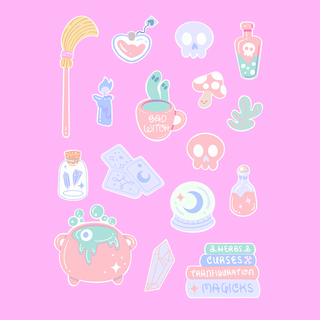 Witchy Brew Sticker Sheet