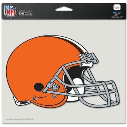 Cleveland Browns Perfect Cut Decal 8x8"