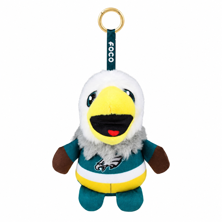 Philadelphia Eagles Plush FOCO Teamie Keyring Bag Clip