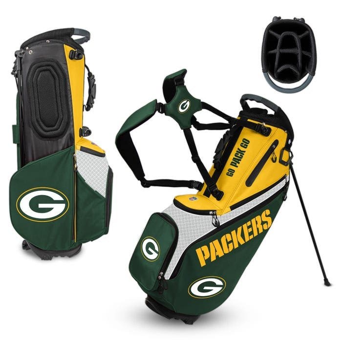 Green Bay Packers Hybrid Back Nine Carry Golf Bag