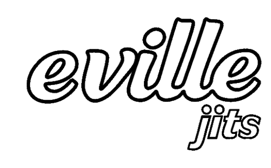 Eville Jits Black Outline