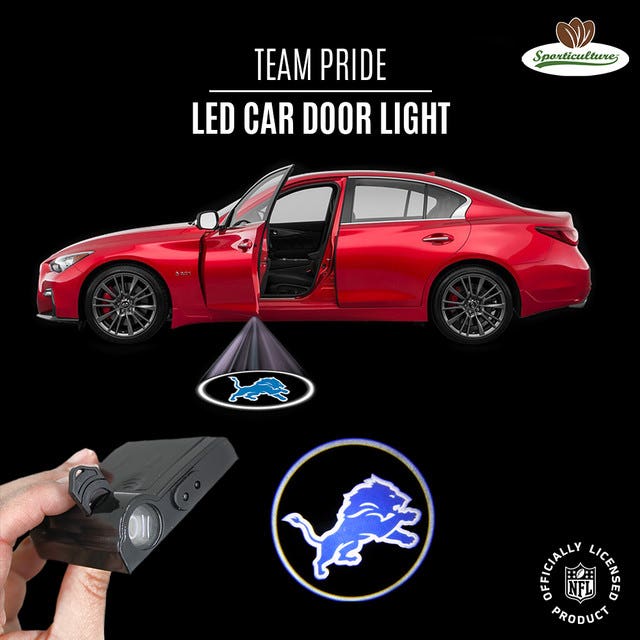 Detroit Lions LED Car Door Light Projector