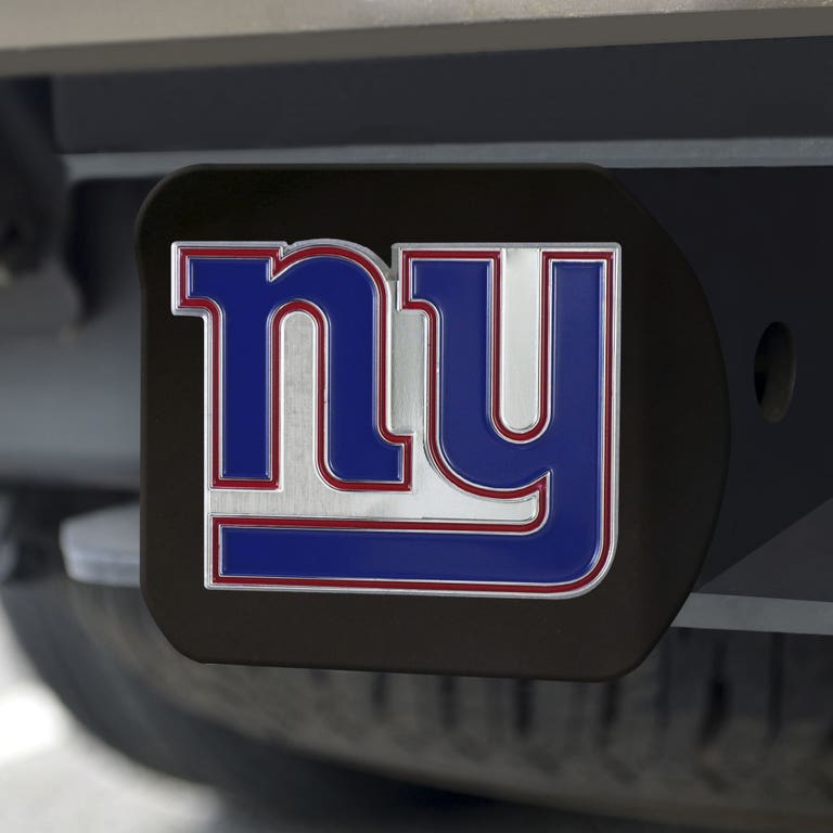 New York Giants Black Chrome Hitch Cover