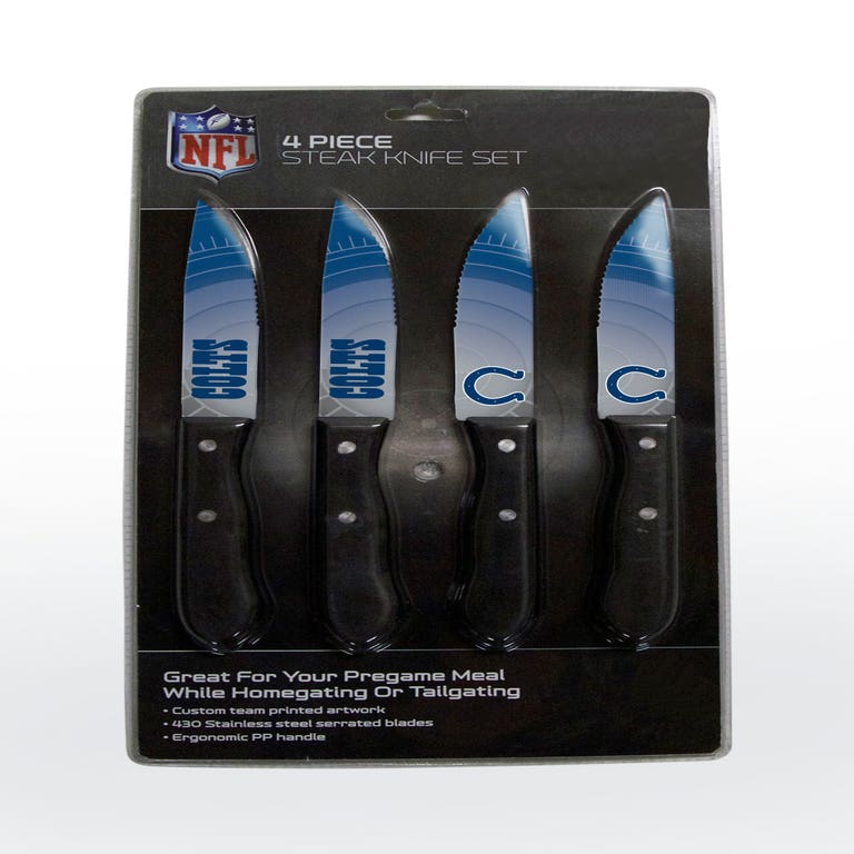 Indianapolis Colts Steak Knife 4 Pack Set