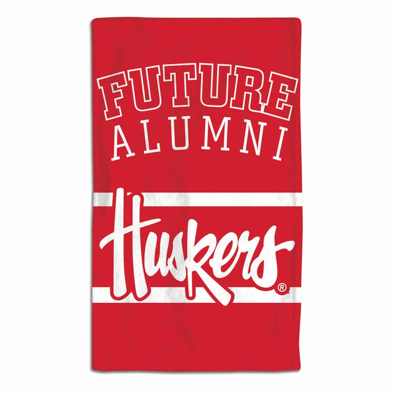 Nebraska Huskers Baby Burp Cloth 10x17"