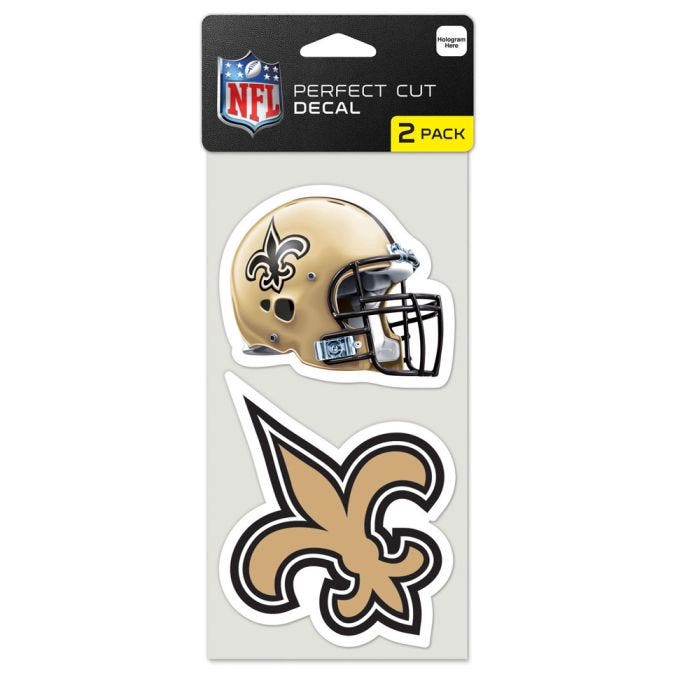 New Orleans Saints Perfect Cut Decals 2 pack