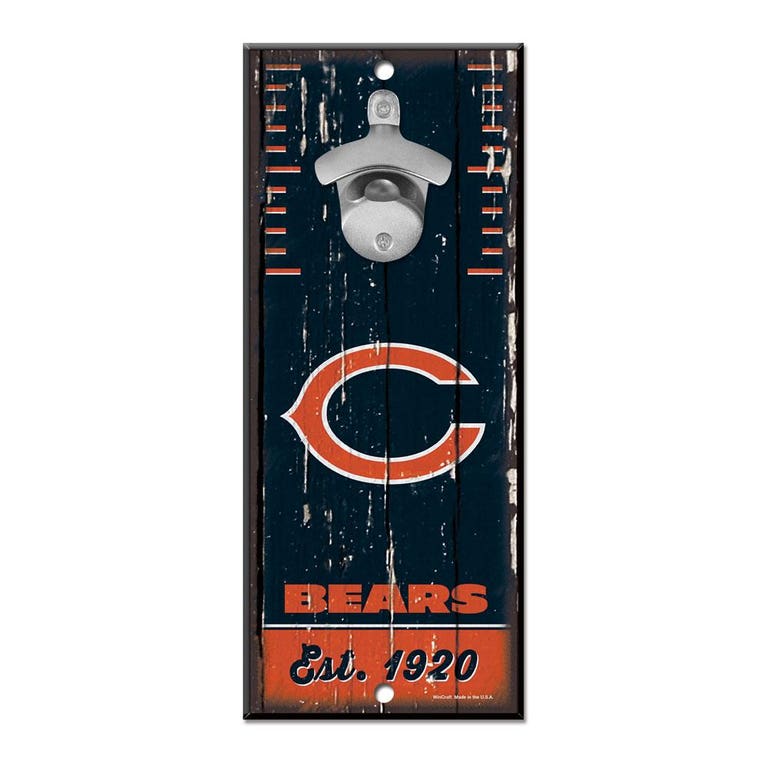 Chicago Bears Wood Bottle Opener 5x11"