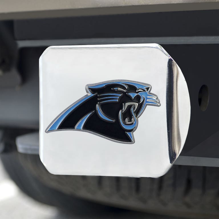 Carolina Panthers Chrome Hitch Cover