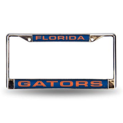 Florida Gators Laser Chrome License Plate Frame