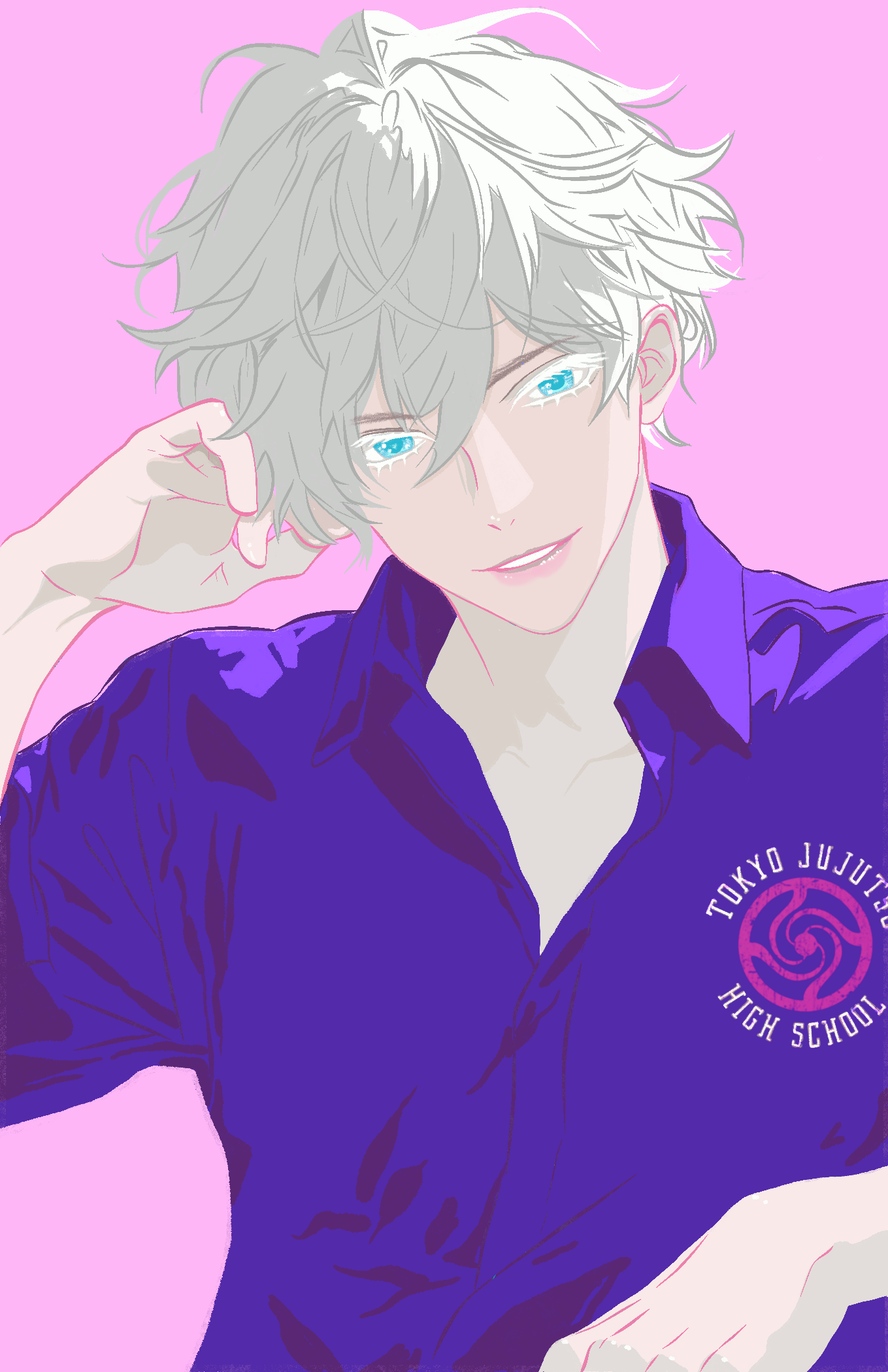 Schoolboy Gojo Postcard