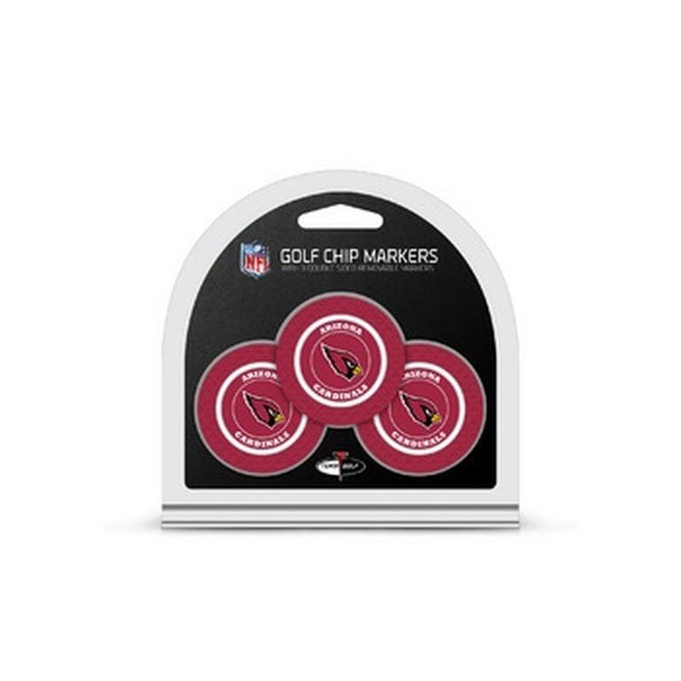 Arizona Cardinals Golf Chip with Marker 3 Pack