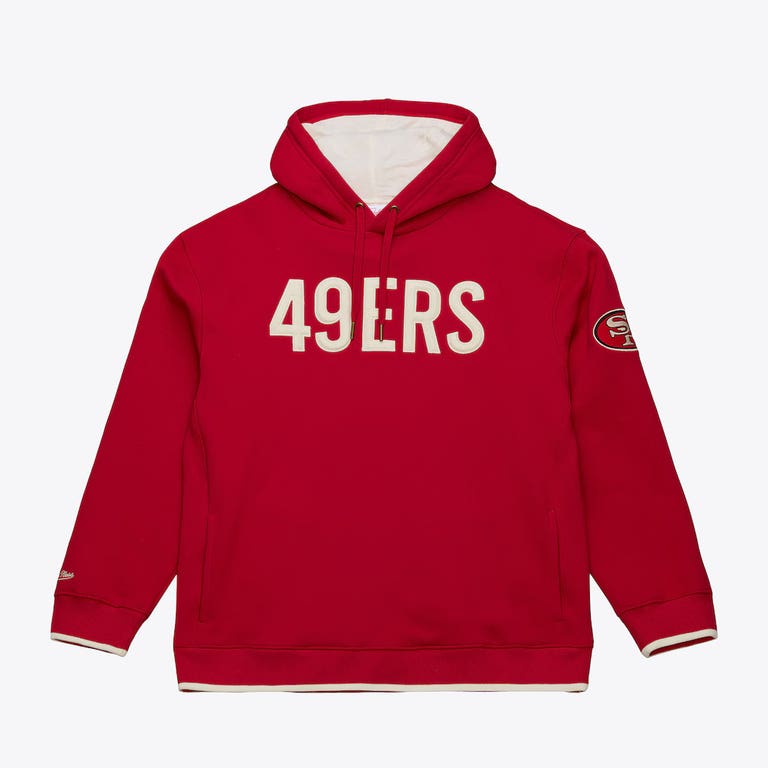 San Francisco 49ers Team Legacy Mitchell and Ness Hooded Sweatshirt