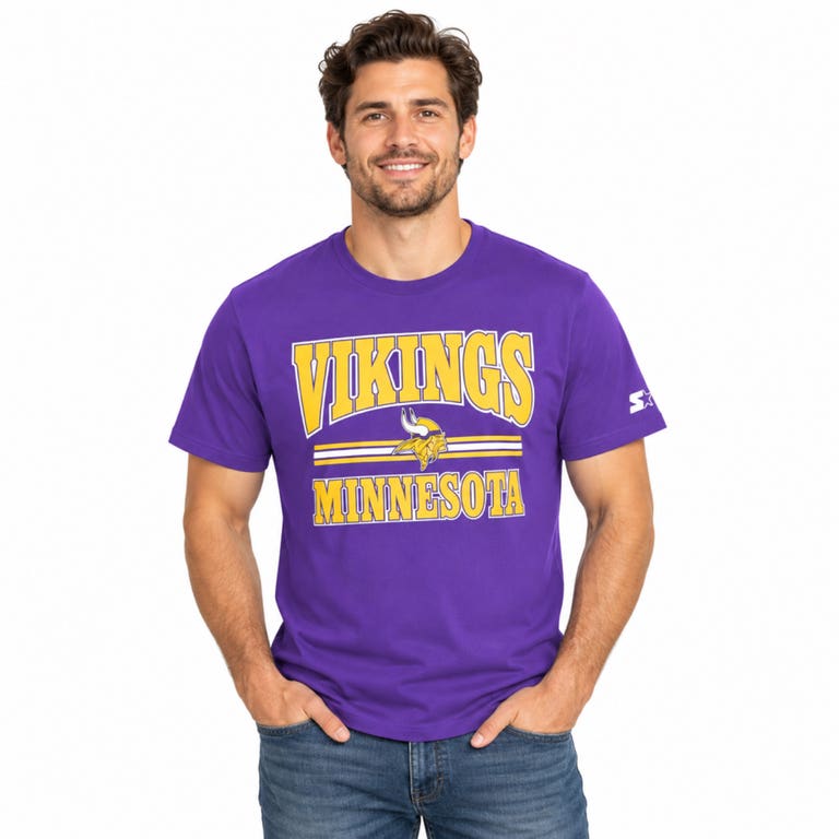 Minnesota Vikings Purple Starter Endzone Shirt