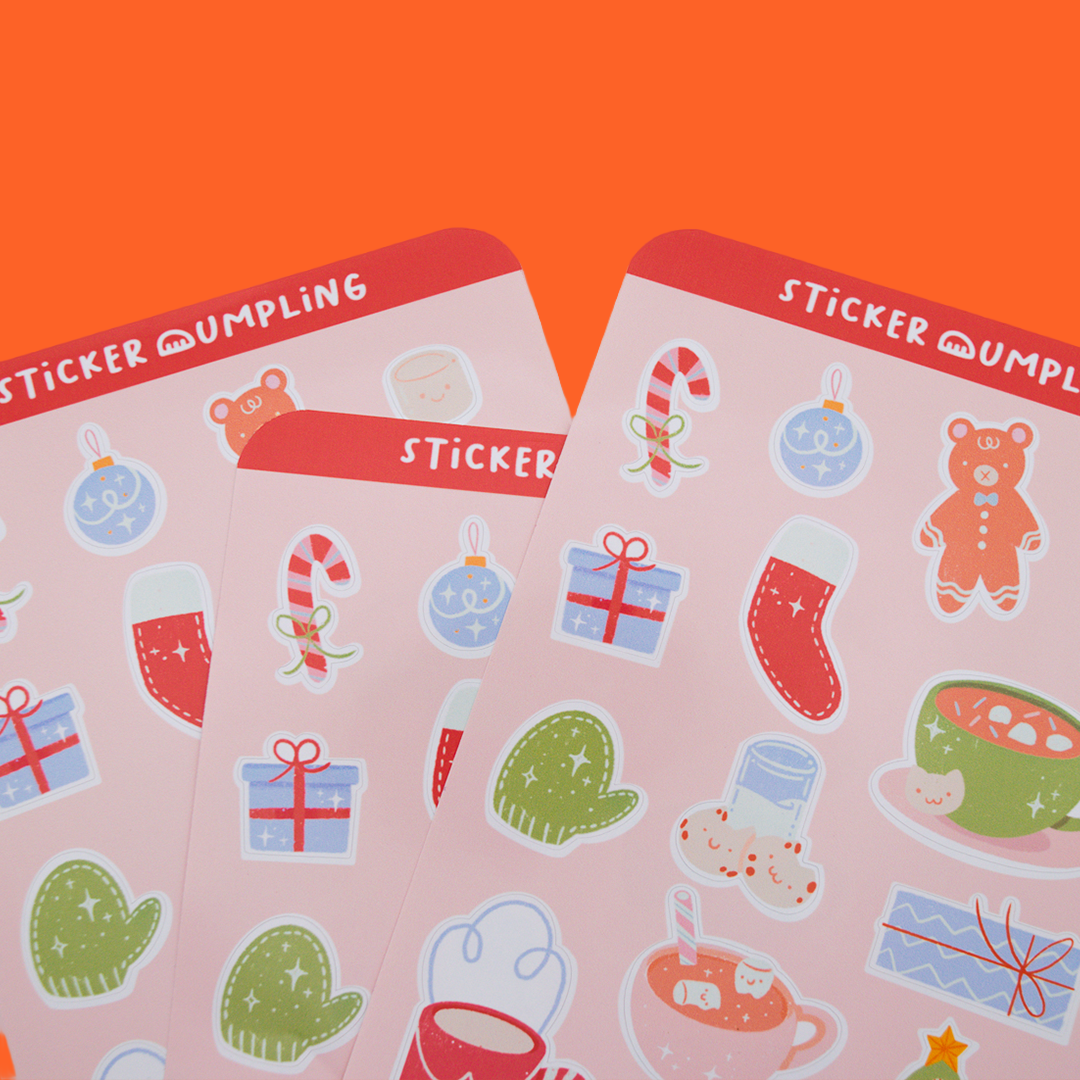 Cozy Winter Sticker Sheet