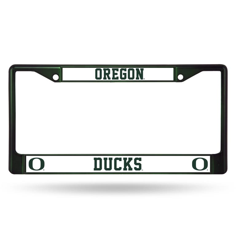 Oregon Ducks Dark Green Metal License Plate Frame