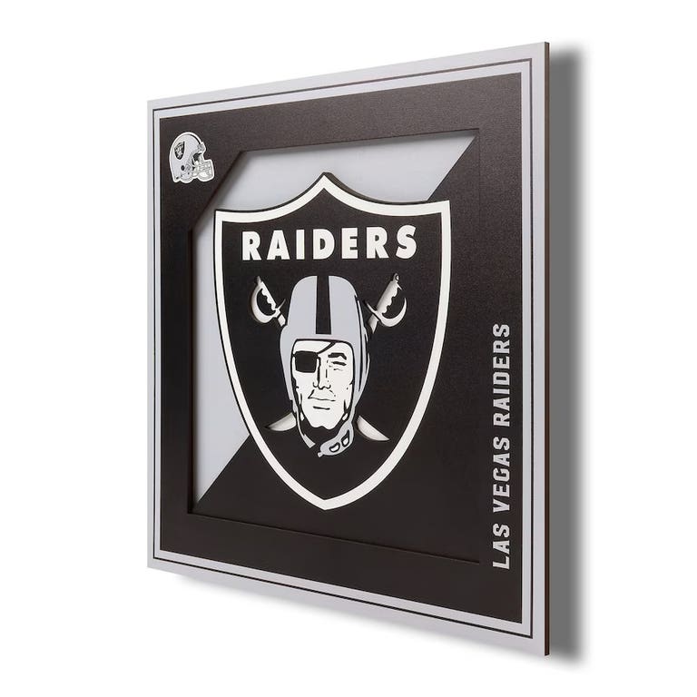 Las Vegas Raiders 3D Wall Art 12x12"