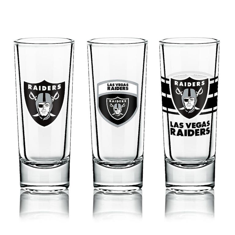 Las Vegas Raiders 6-Pack Shot Glass Set