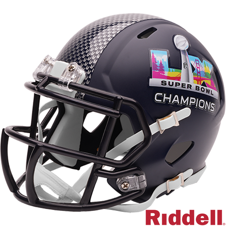 Seattle Seahawks Super Bowl LX Champions Speed Mini Helmet