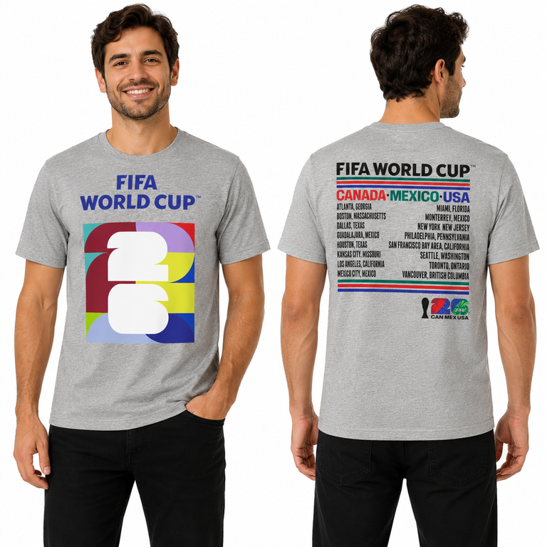 2026 FIFA World Cup Grey 2-Sided Shirt