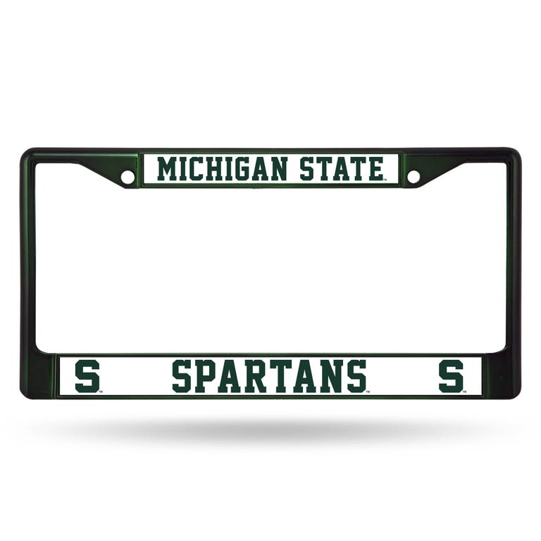 Michigan State Spartans Dark Green Metal License Plate Frame