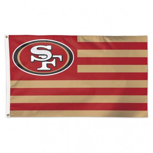 San Francisco 49ers Deluxe Americana Flag 3x5'