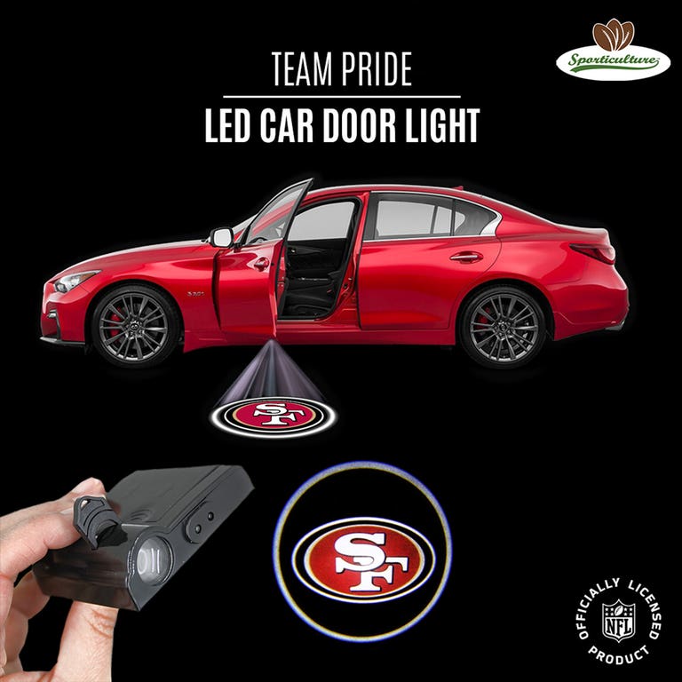 San Francisco 49ers LED Car Door Light Projector