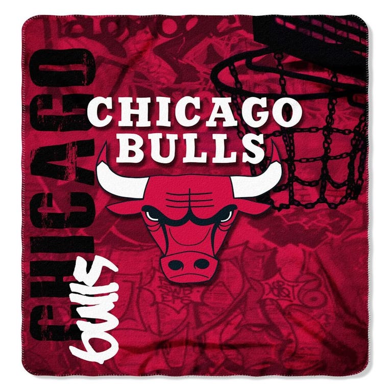 Chicago Bulls Hard Knock Design Blanket 50x60"