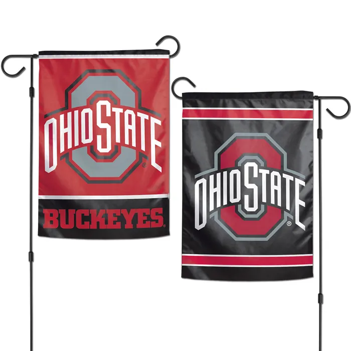 Ohio State Buckeyes 2-Sided Garden Flag 12.5x18"