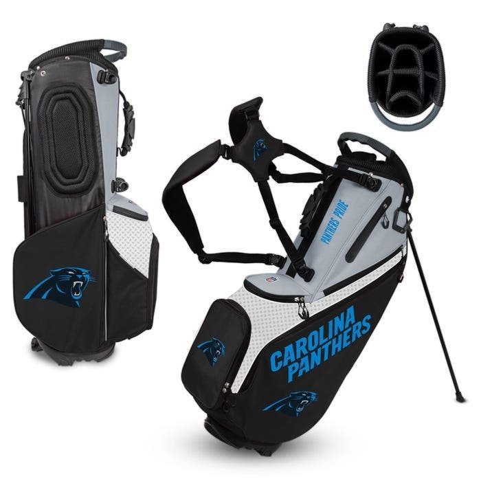 Carolina Panthers Hybrid Back Nine Carry Golf Bag