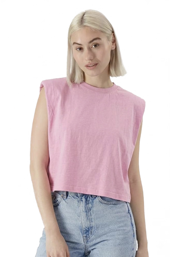 Pink Muscle Crop Front