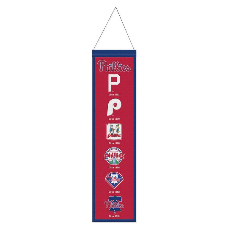 Philadelphia Phillies Wool Evolution Banner 8x32"