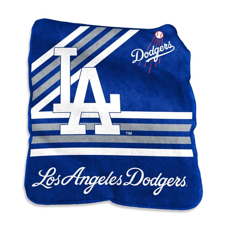 Los Angeles Dodgers Team Stripe Raschel Throw Blanket 50x60"