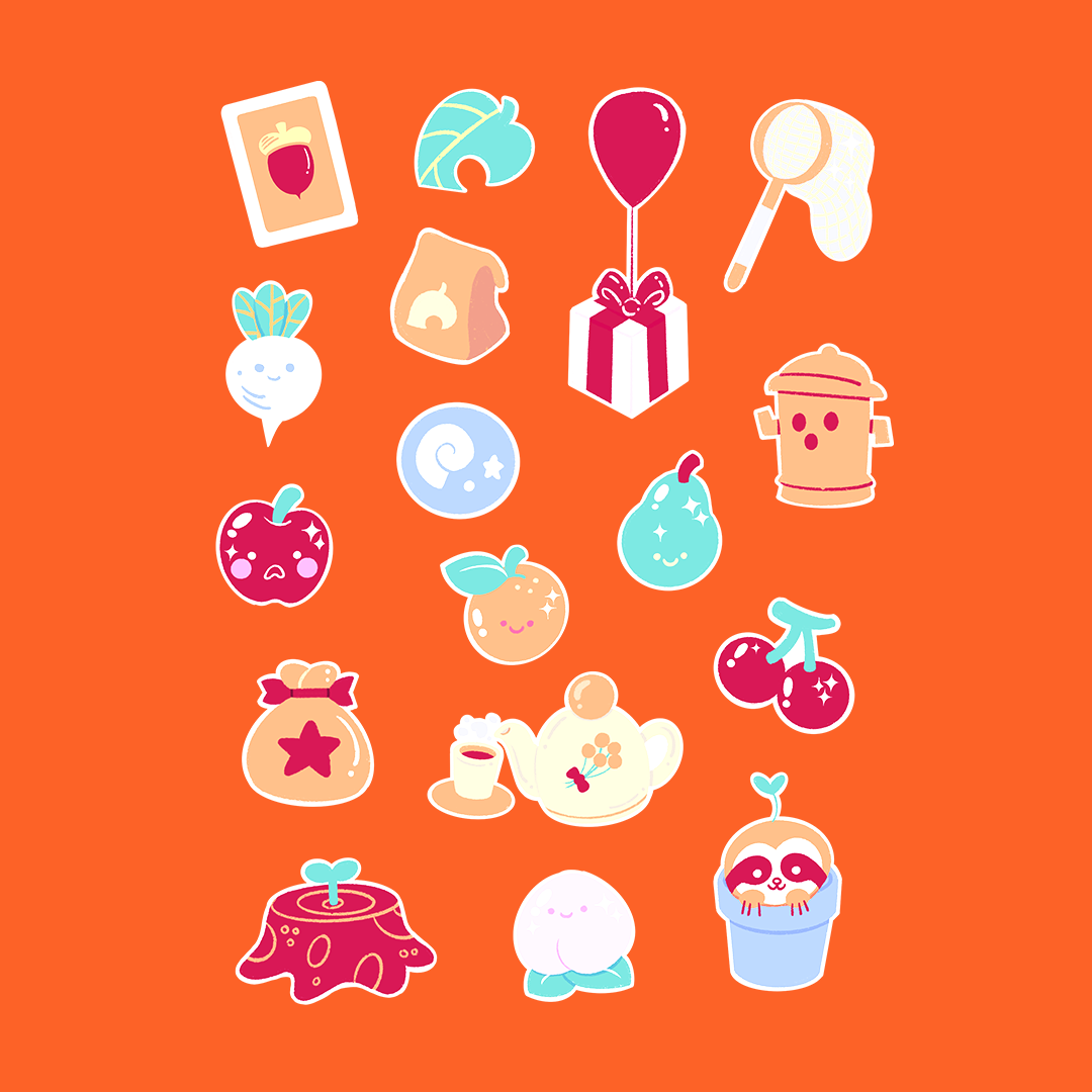 Island Life Sticker Sheet
