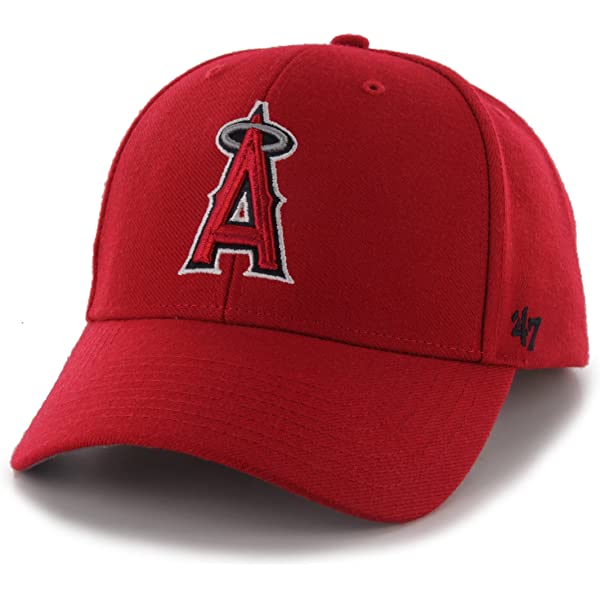 Los Angeles Angels Red '47Brand MVP Adjustable Hat