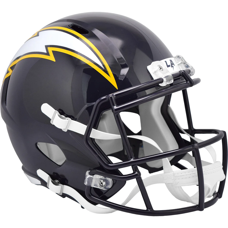 Los Angeles Chargers 2025 Riddell Alternate Full Size Speed Helmet
