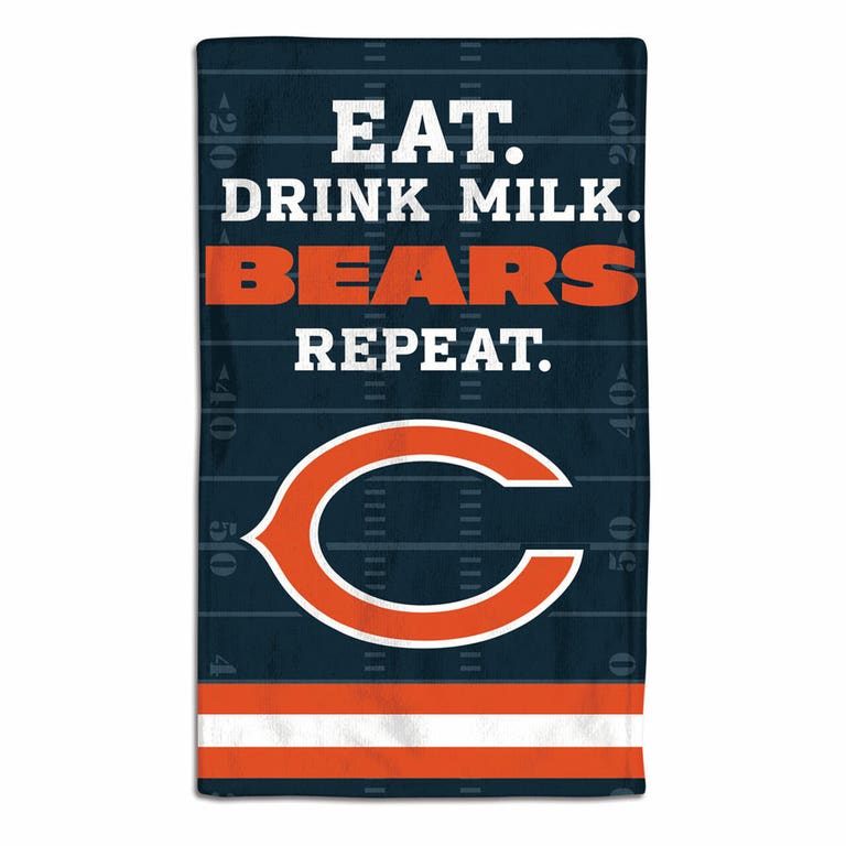 Chicago Bears Baby Burp Cloth 10x17"