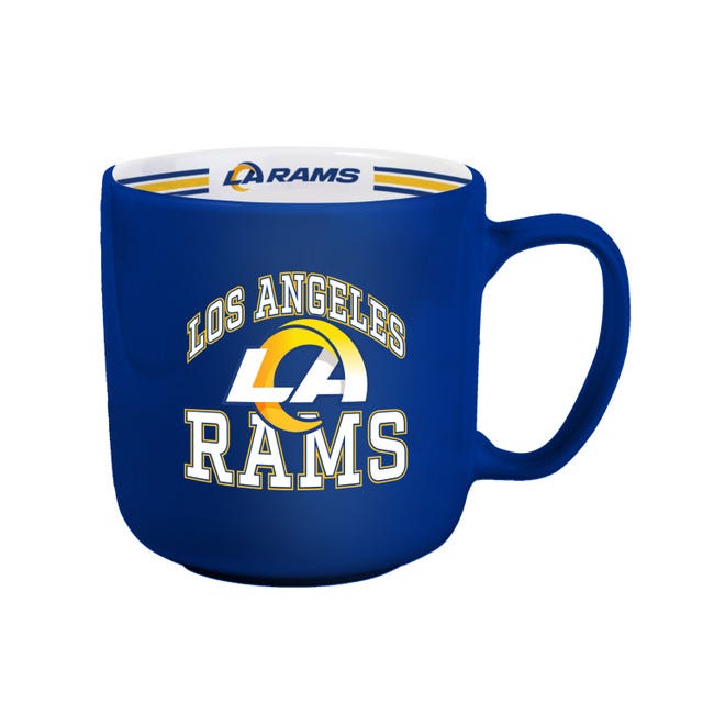 Los Angeles Rams Team Stripe Design Coffee Mug 15oz