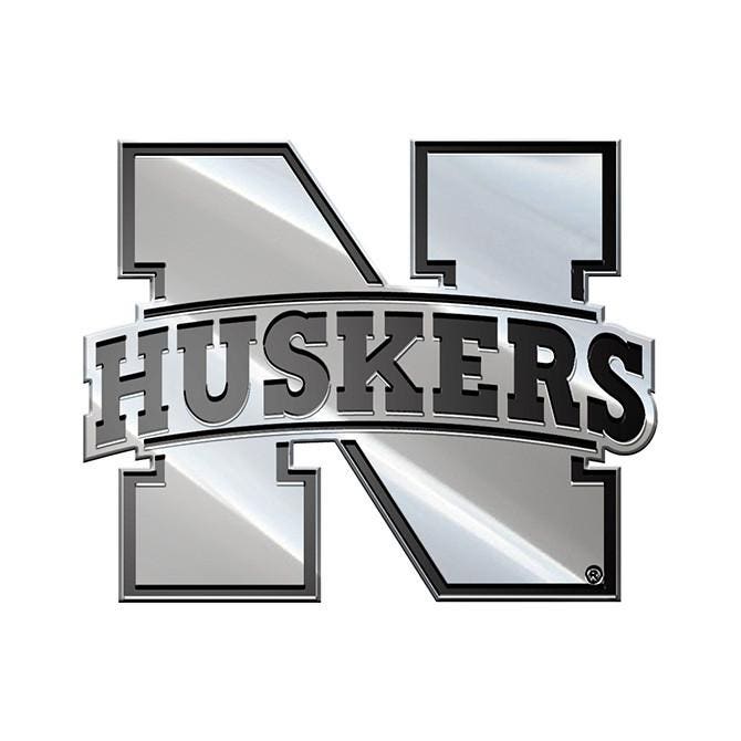 Nebraska Huskers Premium Metal Auto Emblem